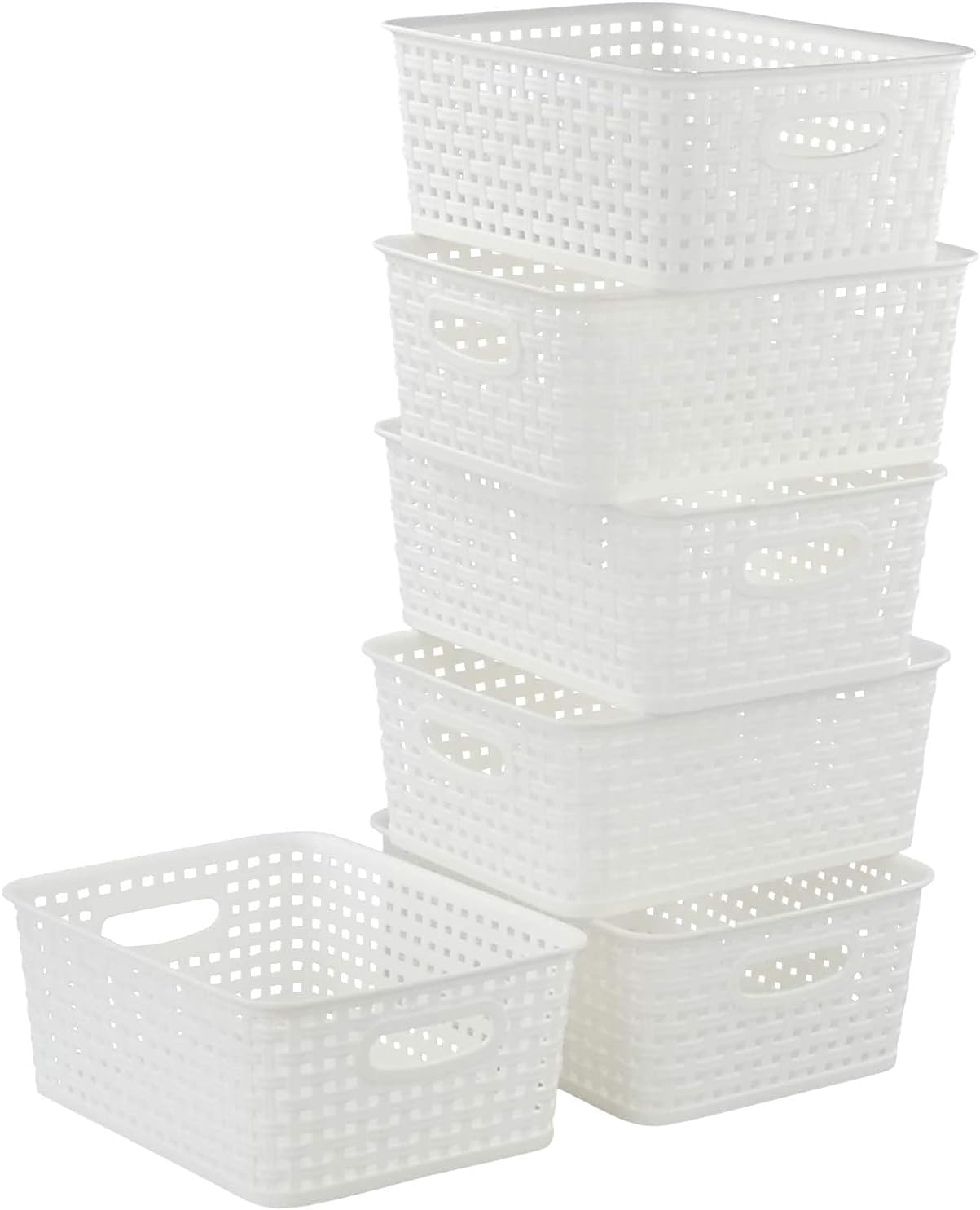 Boho Rattan Storage Basket - View 7
