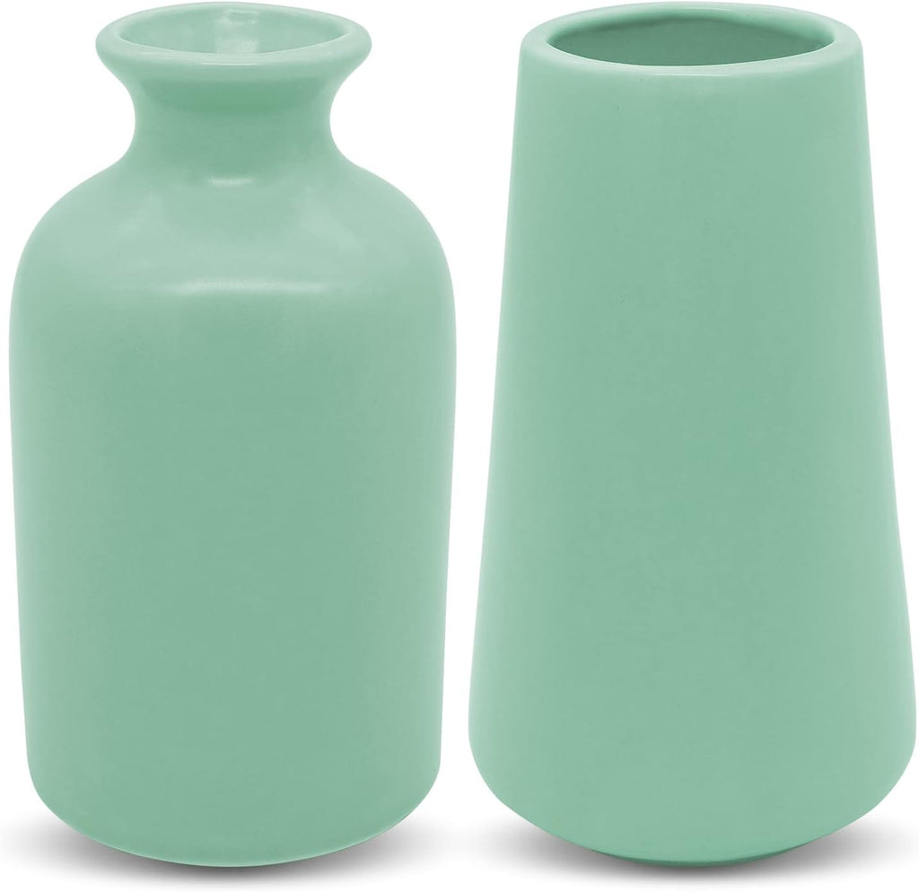 Farmhouse Blue Vase — Set of 2 - View 7
