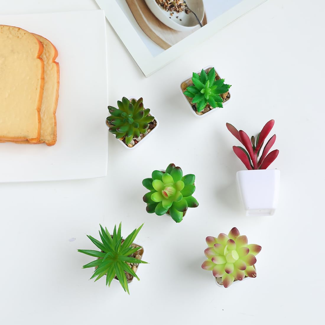 Ceramic Artificial Plant — Set of 6 - View 4