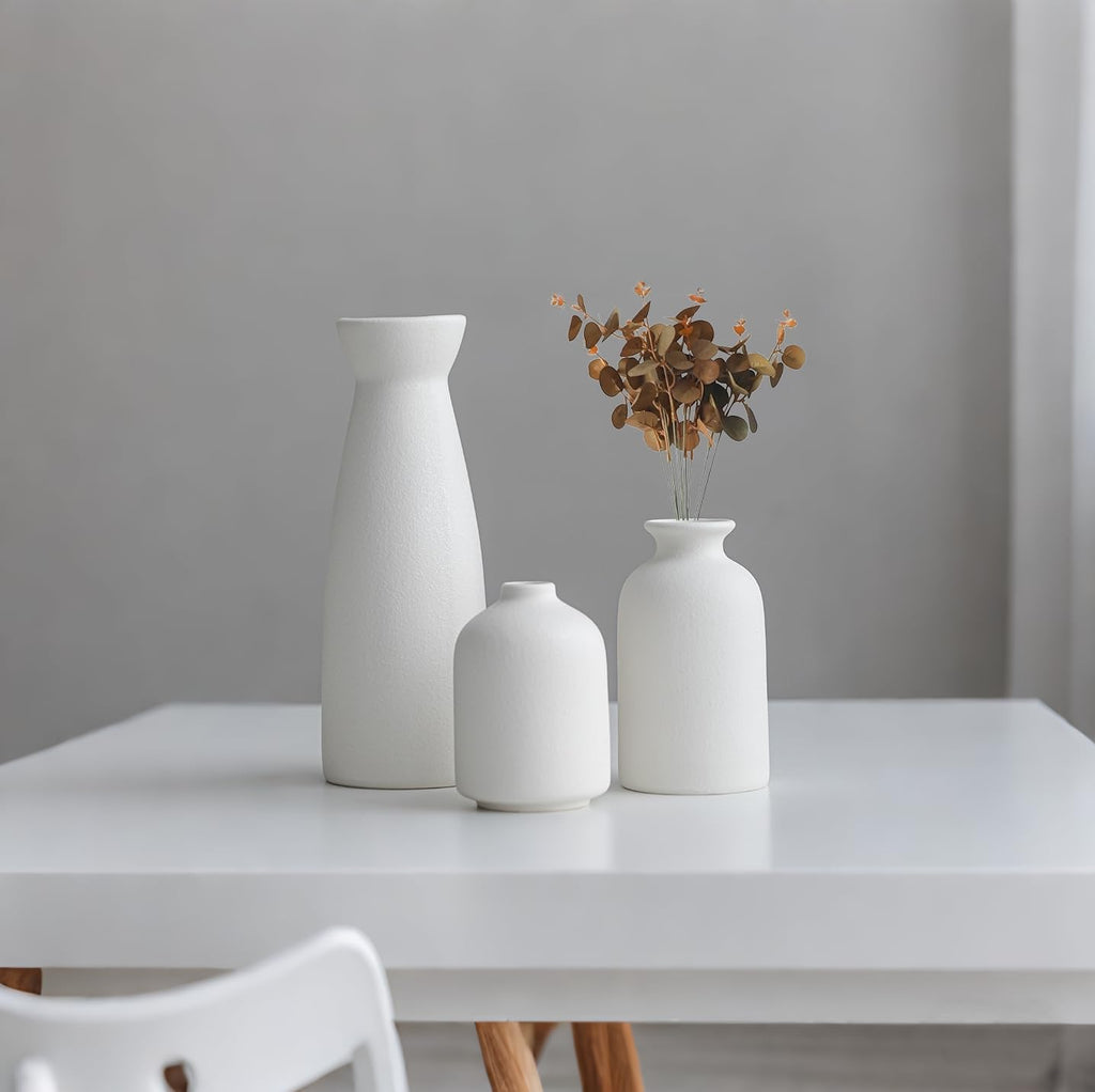 Boho Brown Vase Set — Set of 3 - View 2