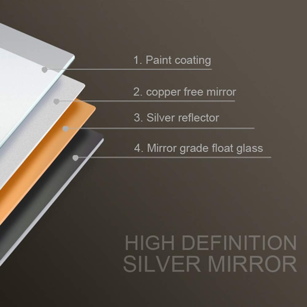 Beveled Glass Wall Mirror — 0.6" - View 5