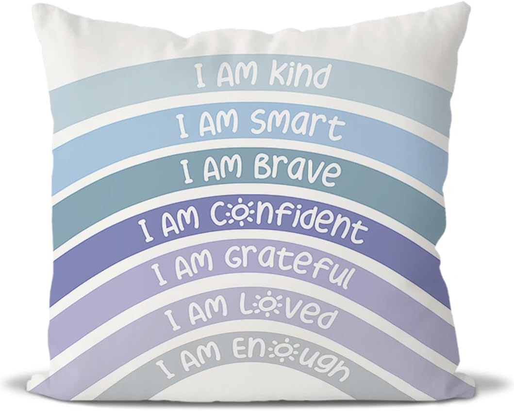 Blue Throw Pillow Cover — 18" — Blue