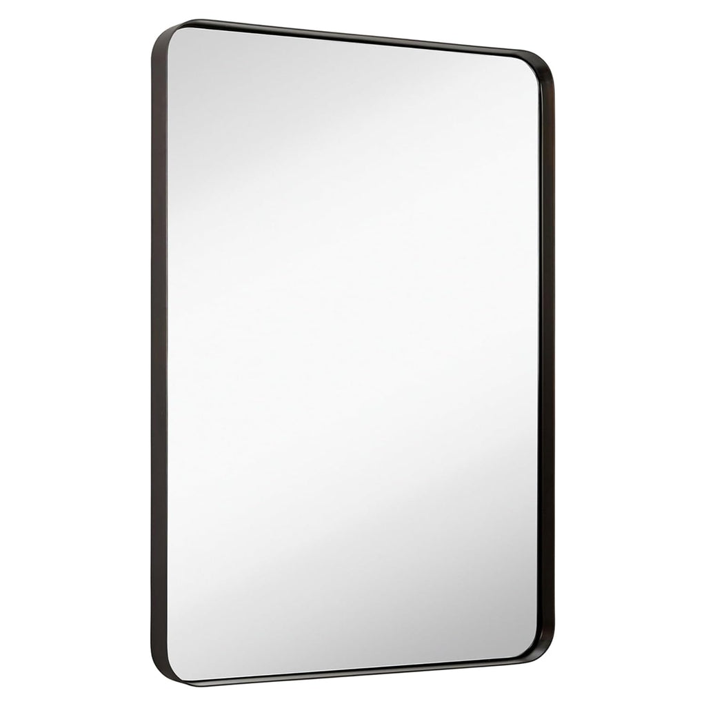 Rectangular Black Wall Mirror — 2"