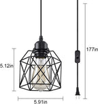 Farmhouse Metal Chandelier - View 4