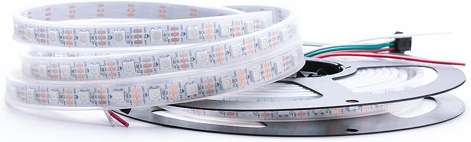 RGB Black LED Strip Light — 16.4ft 300leds Waterproof Ip67