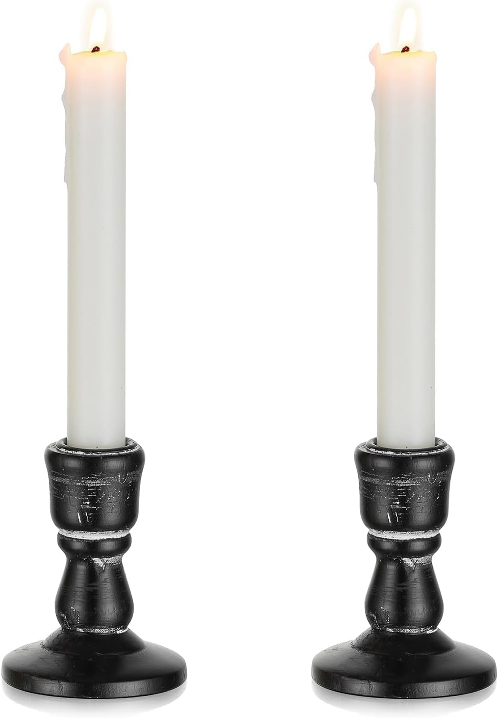 Farmhouse Black Candle — 2-Light — Black