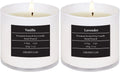 Soy Wax Luxe Beige Scented Candle — Lavender + Vanilla