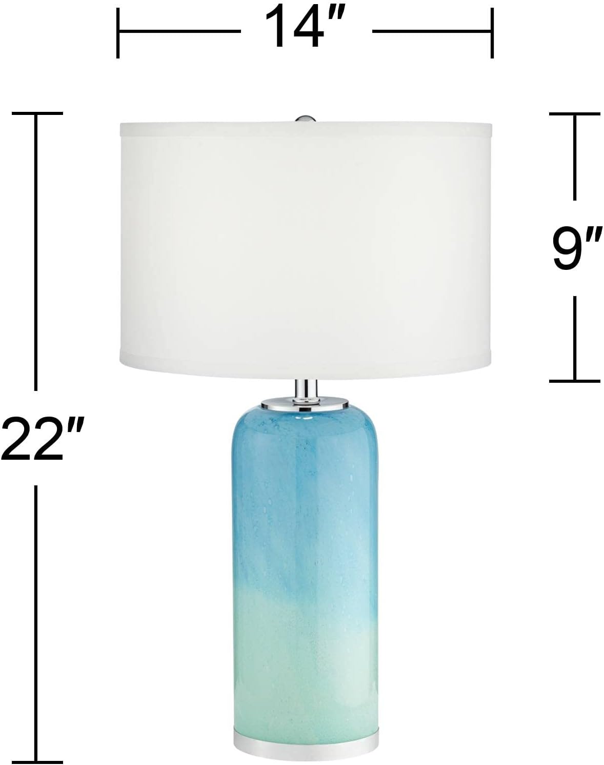 Modern Metal Table Lamp — 22" - View 4