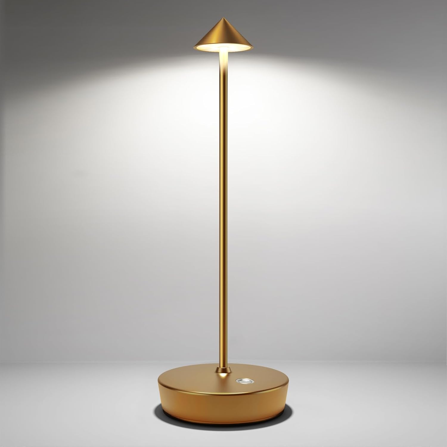 Cordless Luxe Black Desk Lamp — Bronze