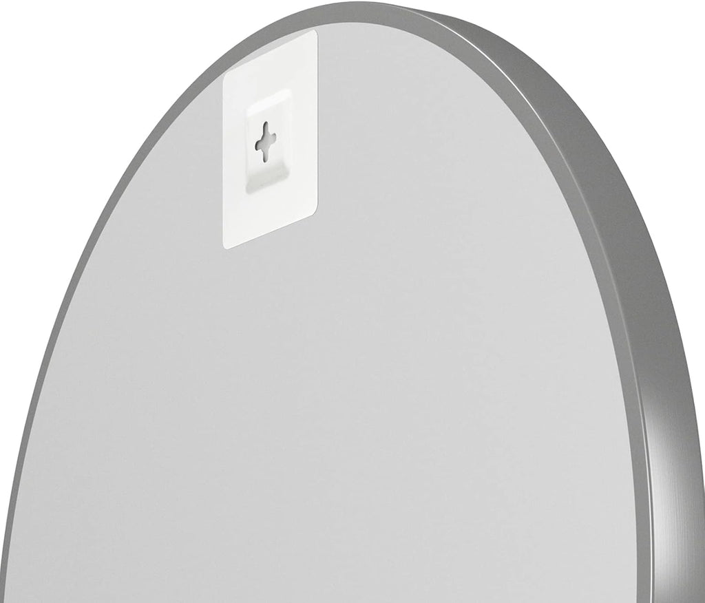 Framed Metal Round Mirror — 28" - View 8