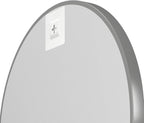 Framed Metal Round Mirror — 28" - View 8