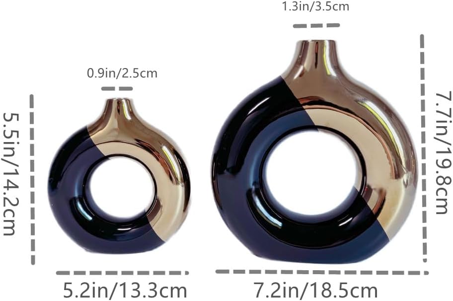 Luxe Black Vase - View 3