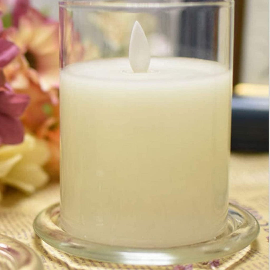 Round Glass Candle — 4" - View 3