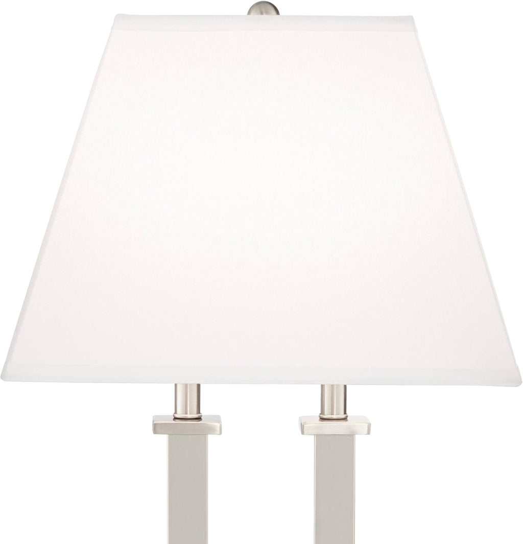 USB Modern Fabric Table Lamp — 26" - View 3