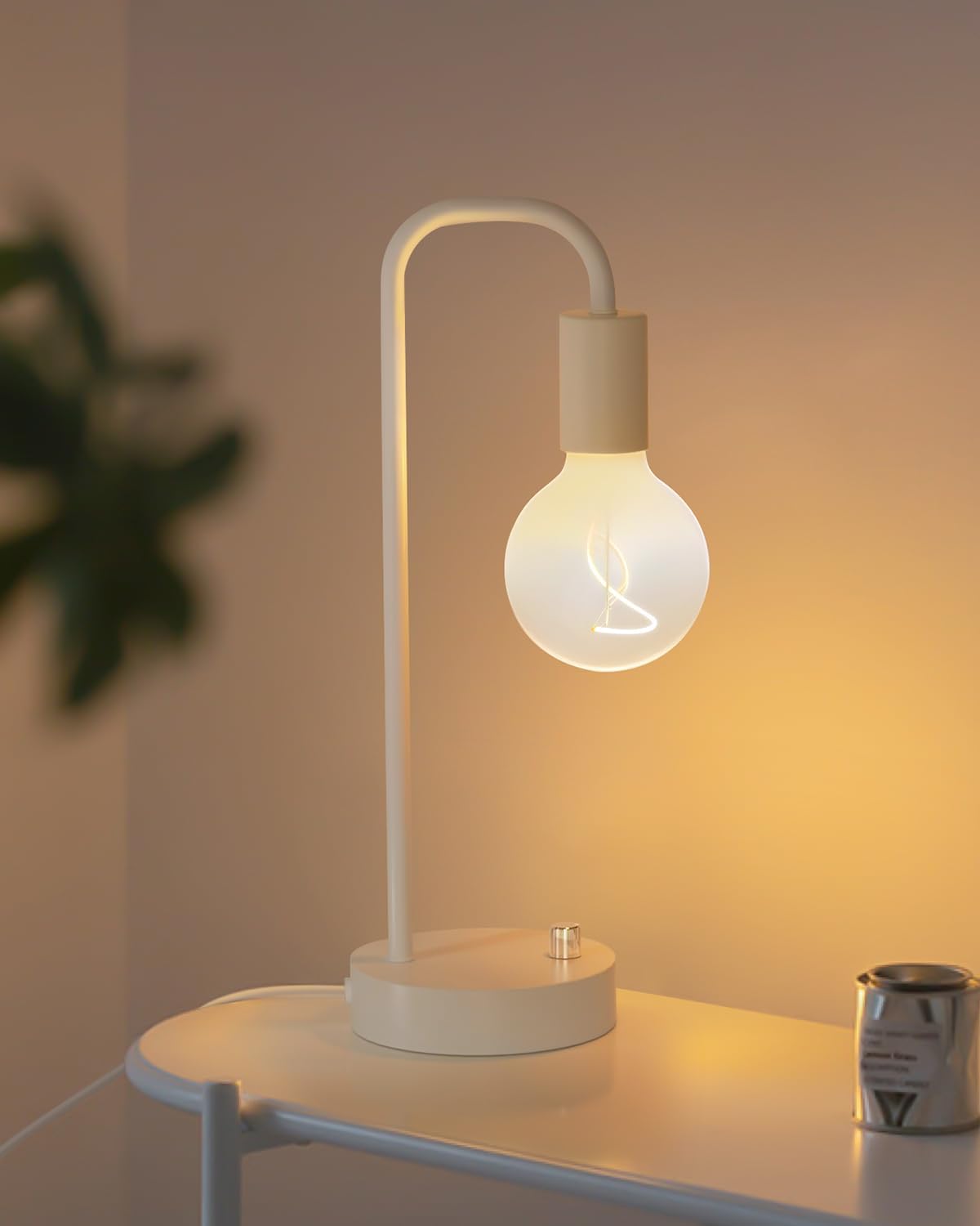 Dimmable Modern Black Bedside Lamp — Non-USB