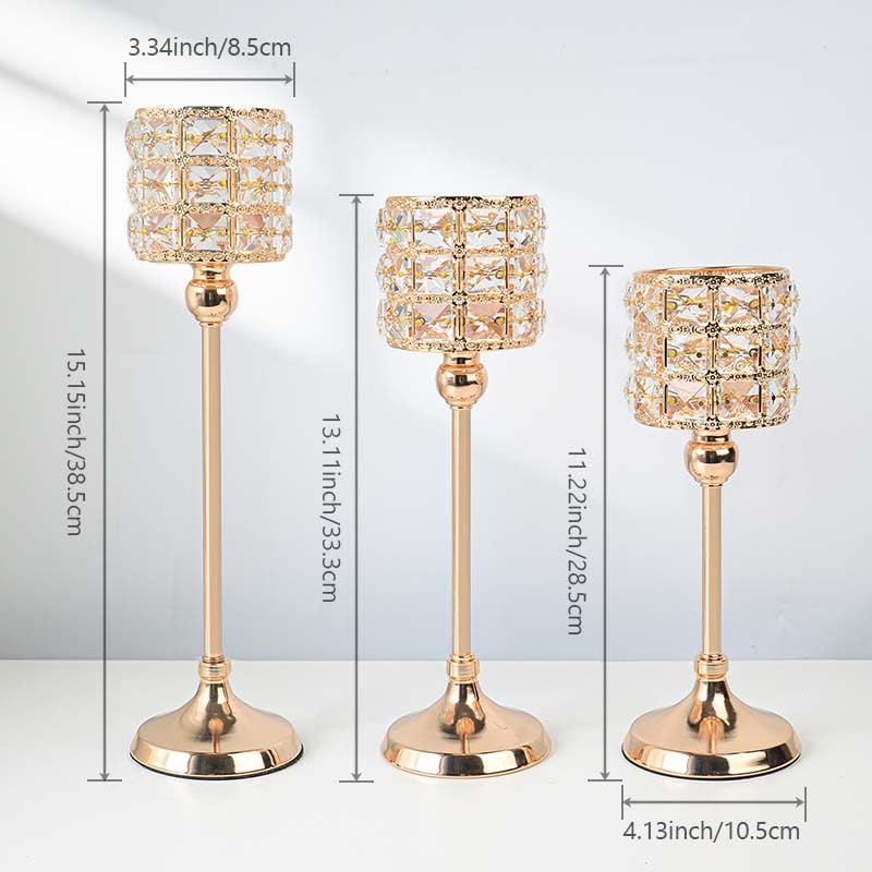 Luxe Gold Candle — Set of 3 - View 3