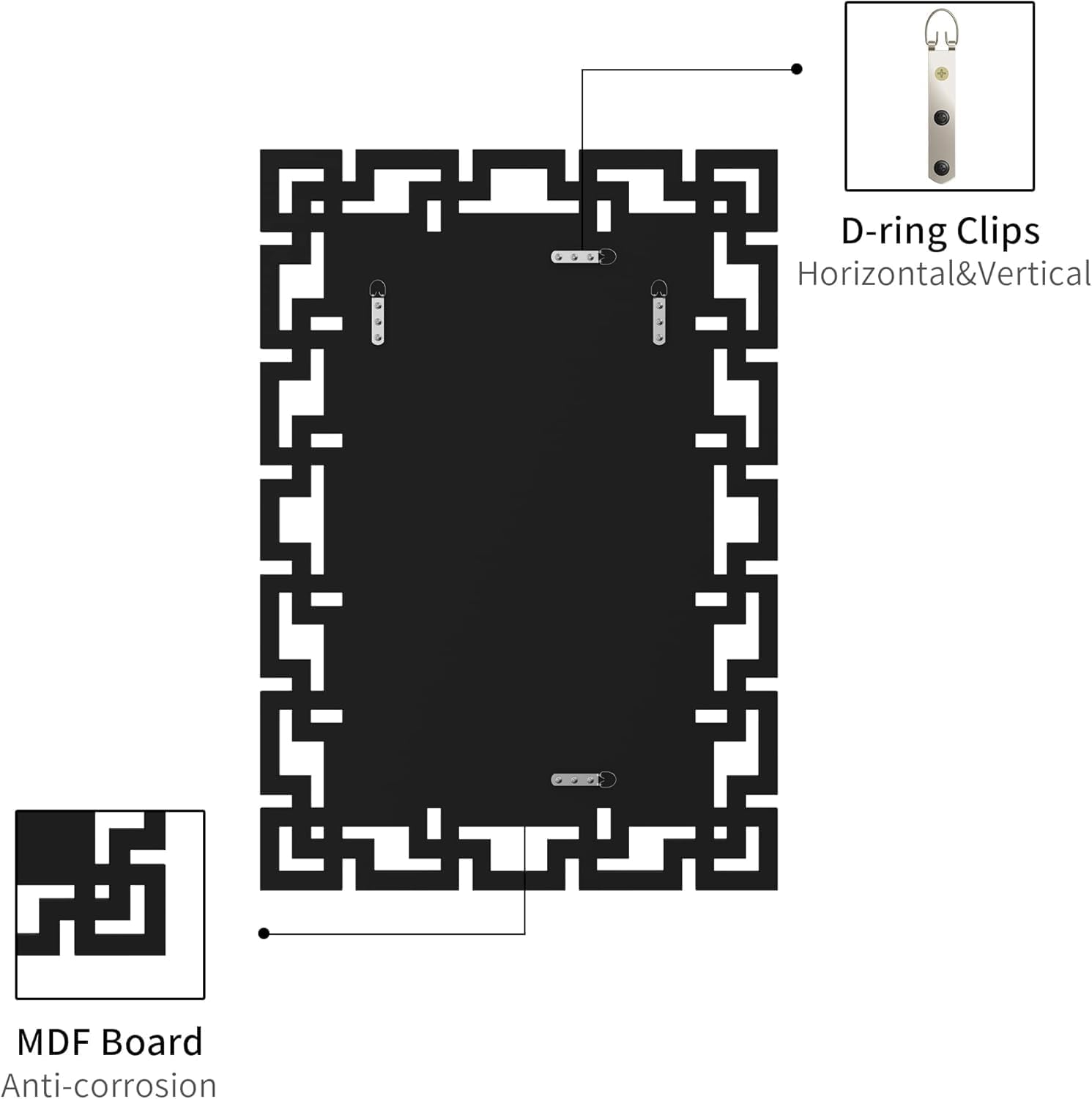 Silver Mirror — 40" - View 5