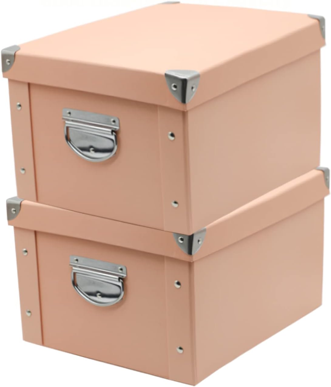 Black Storage Basket — 2PCS-Pink