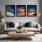 Black Framed Wall Art — 16" - View 2