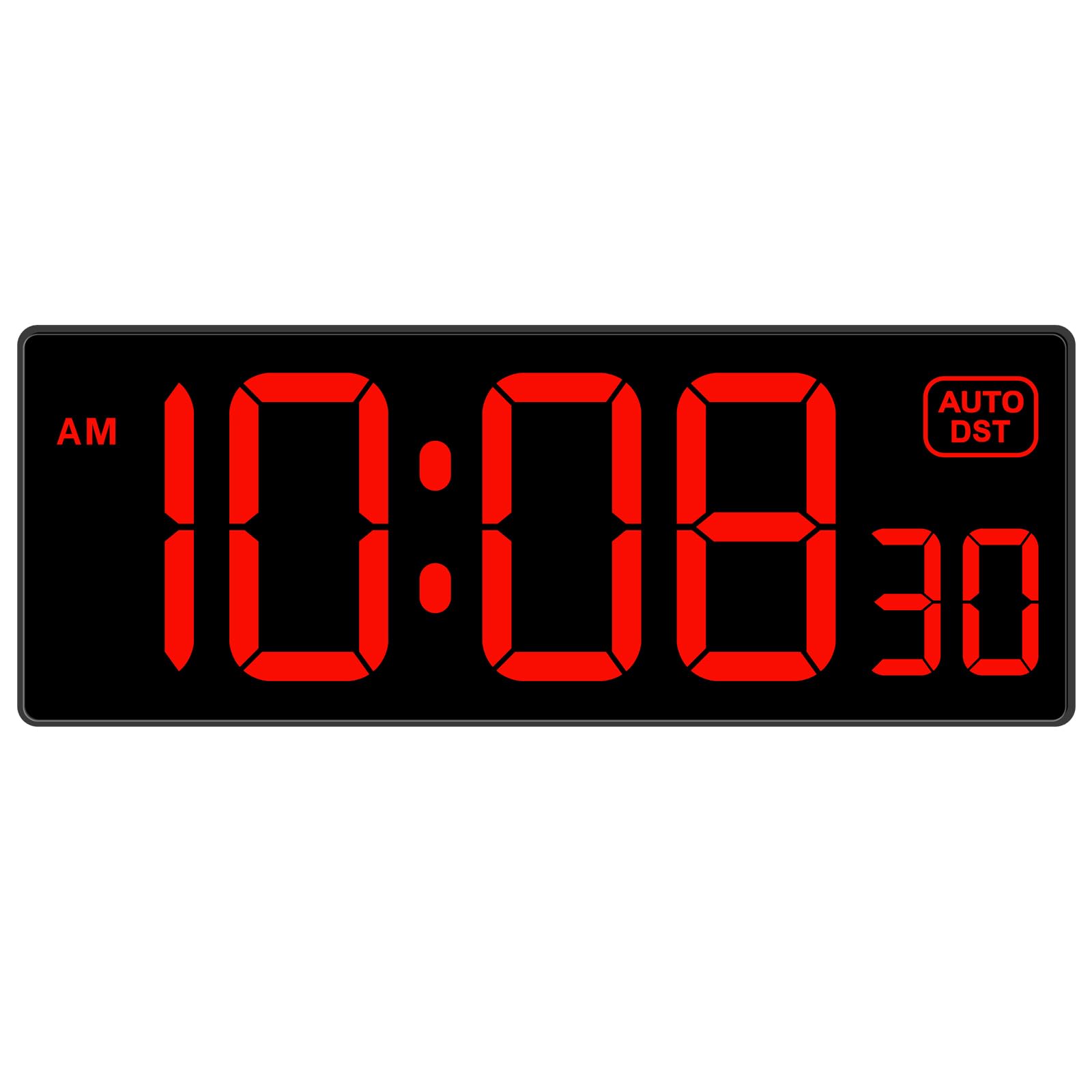 Dimmable Blue Wall Clock — 10.2"
