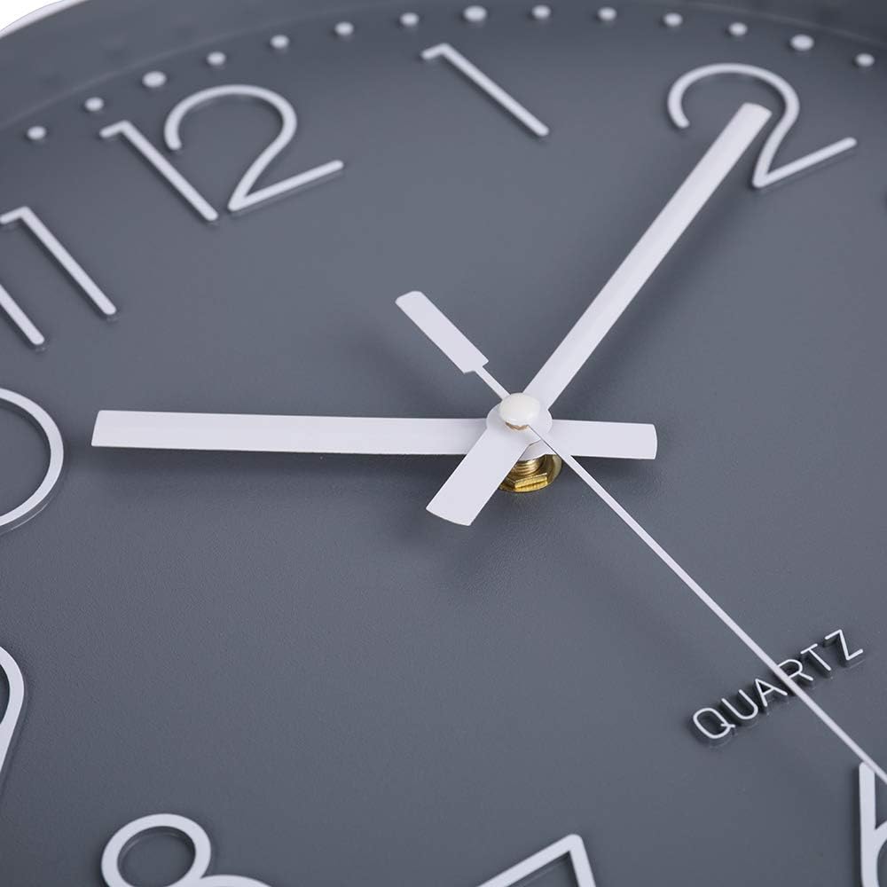 Modern Black Wall Clock — 16" - View 7