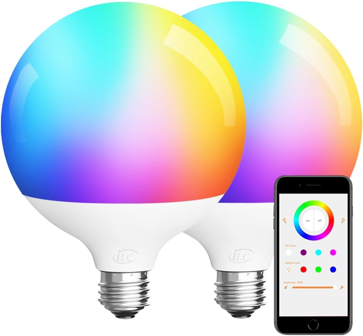 Color Changing Beige Smart Bulb — 72" — Natural White 4000k + Rgb