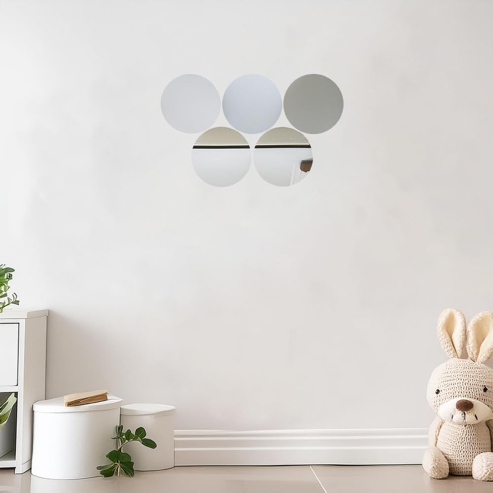 Glass Round Mirror — 9" - View 3