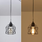 Farmhouse Metal Chandelier - View 5