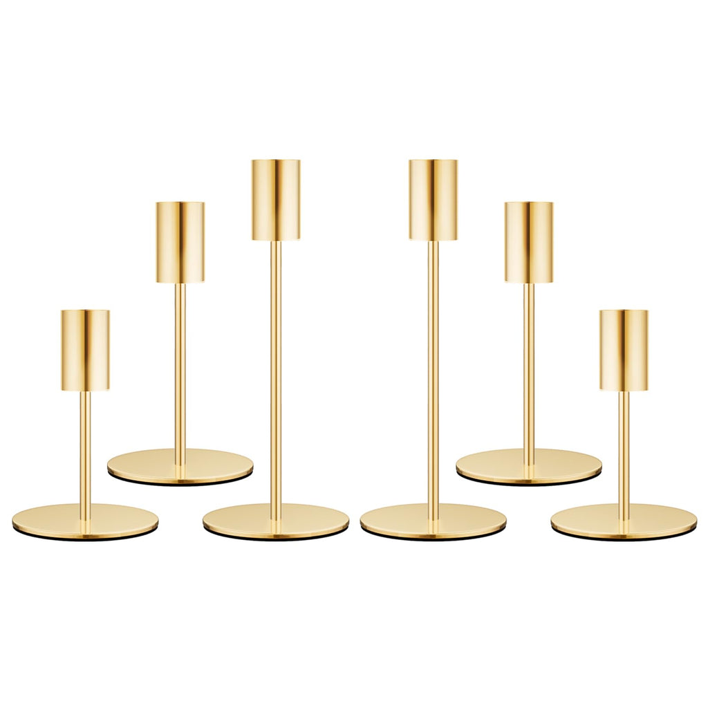 Luxe Black Candle — Set of 6
