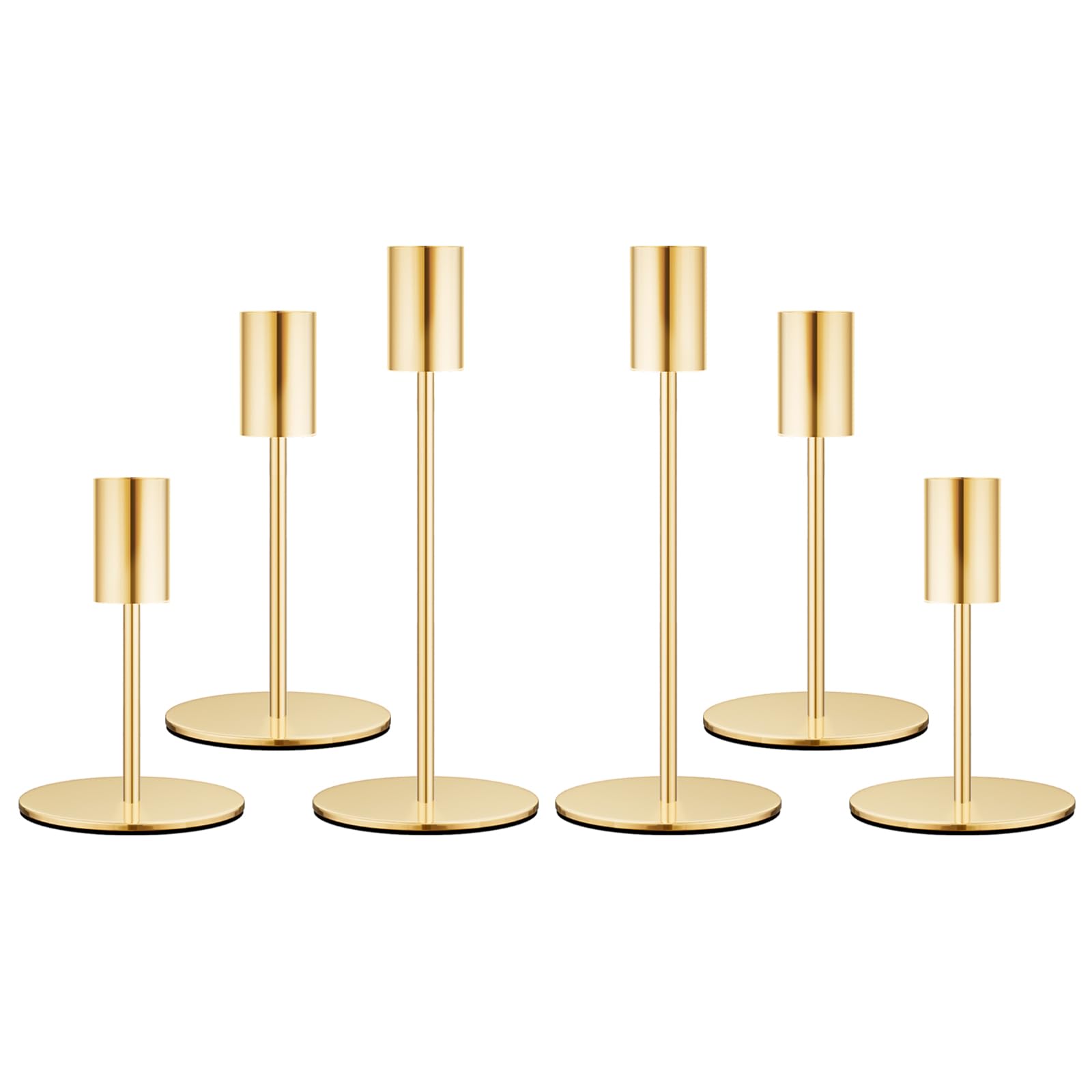 Luxe Black Candle — Set of 6