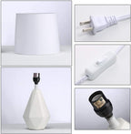 Modern Ceramic Nightstand Lamp - View 2