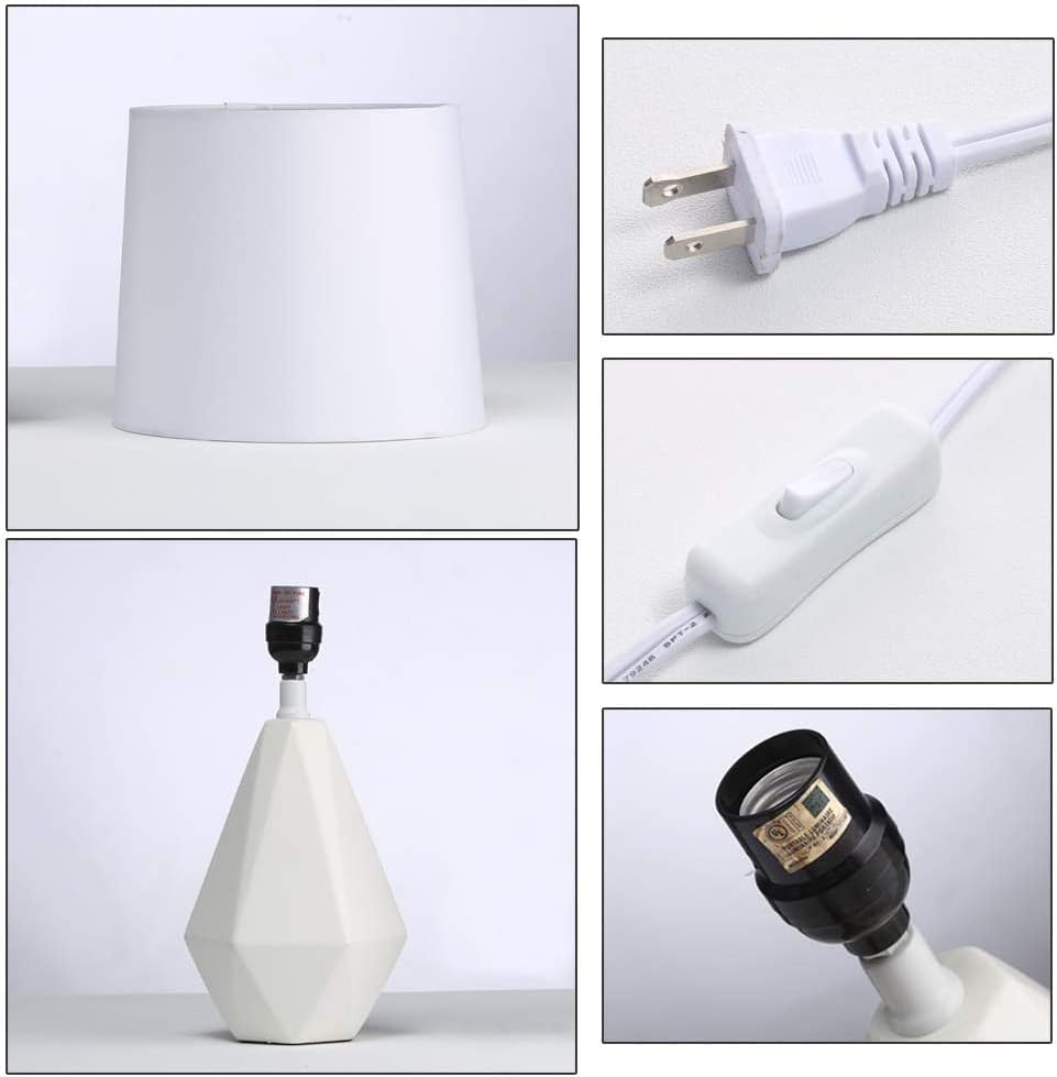 Modern Ceramic Nightstand Lamp - View 2