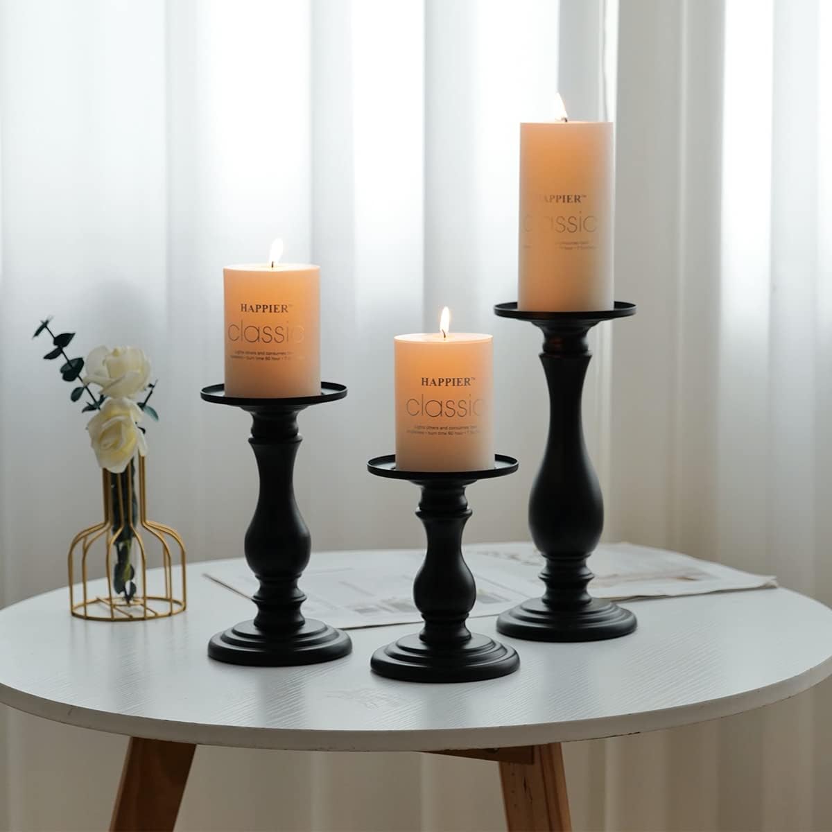 Wax Pillar Candle — 10" - View 9