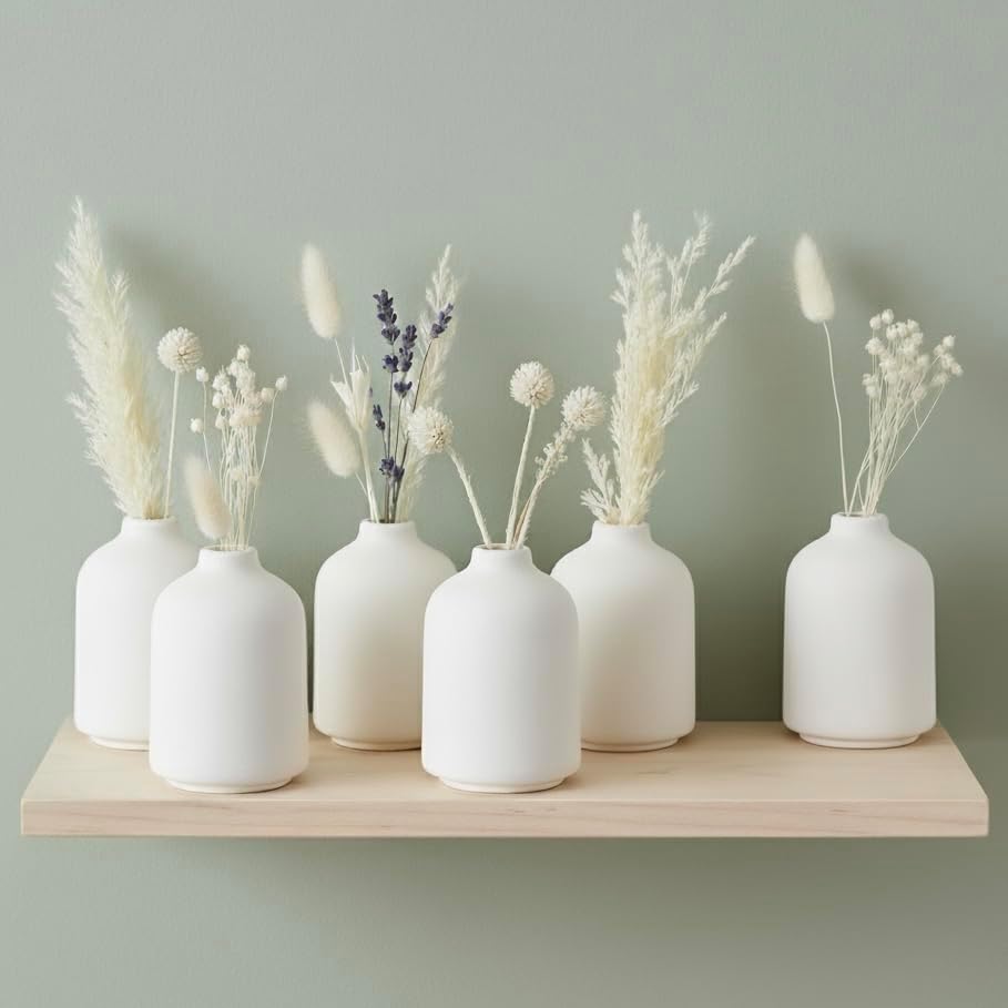 Boho Ceramic Vase — Set of 6 - View 2