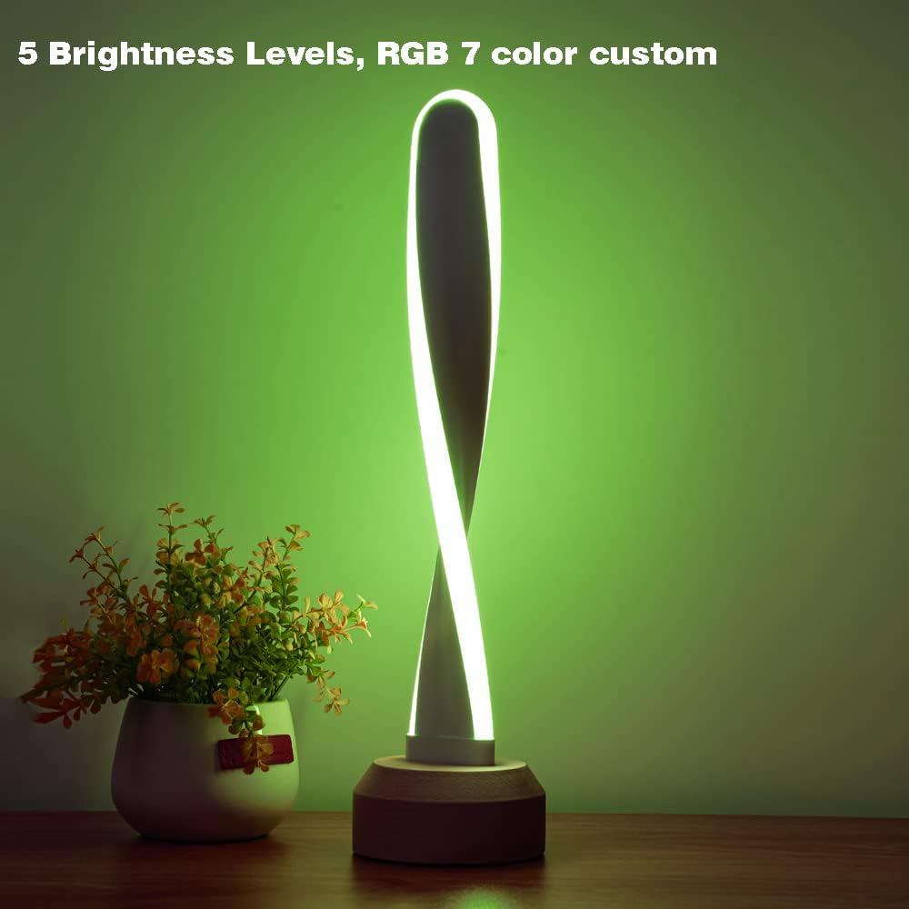 RGB Modern Wood Pendant Light - View 2
