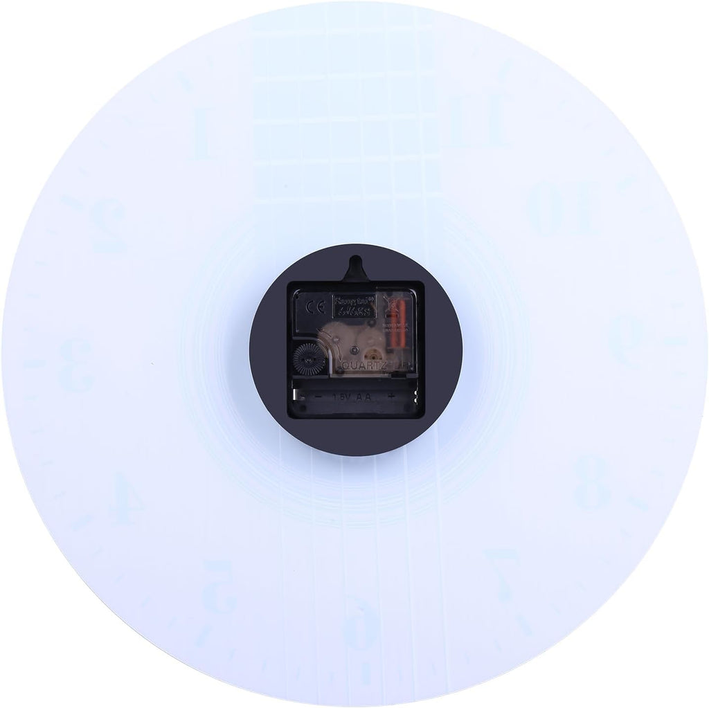 Battery Operated Wood Wall Clock — 12" - View 4