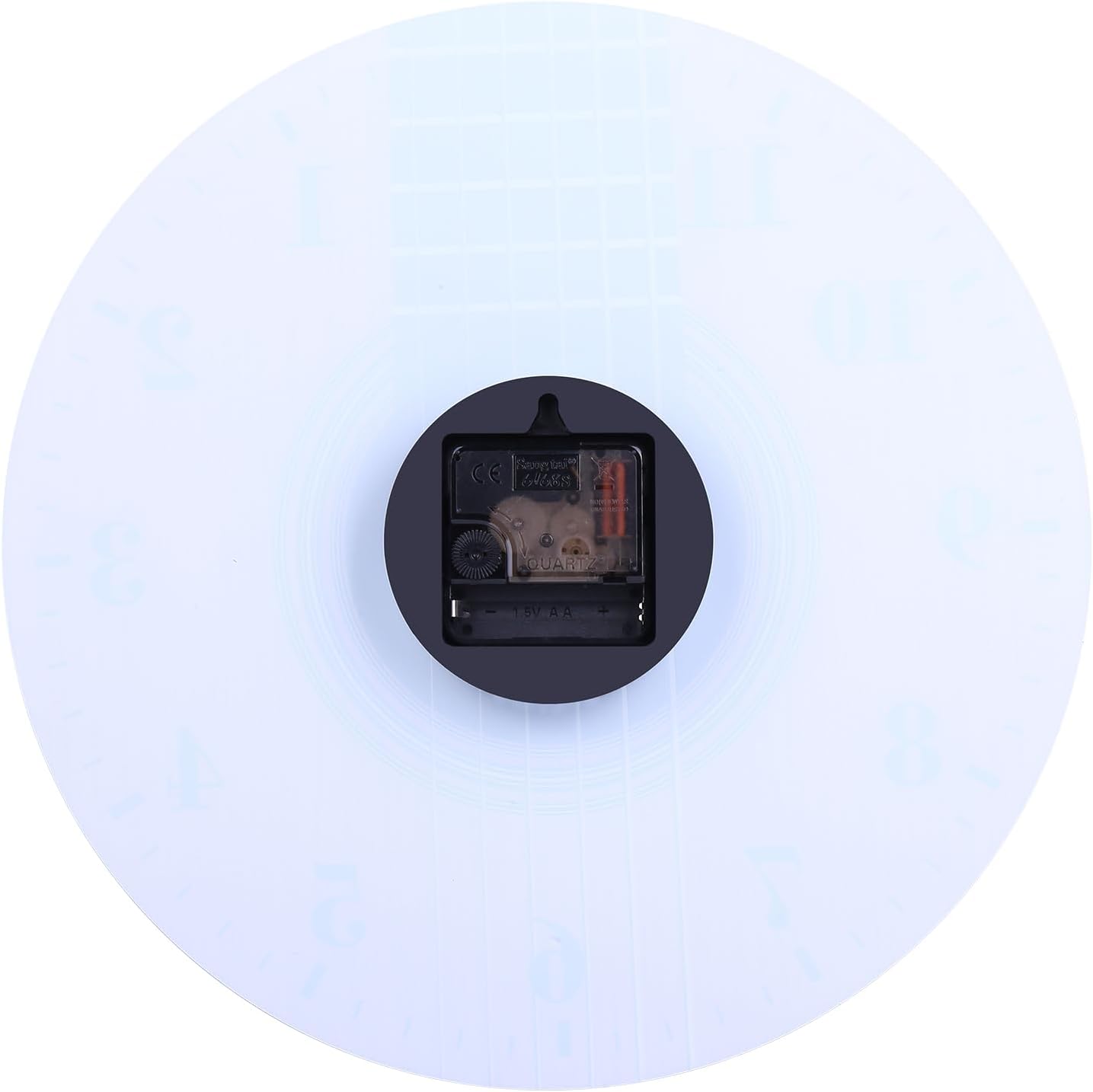 Battery Operated Wood Wall Clock — 12" - View 4