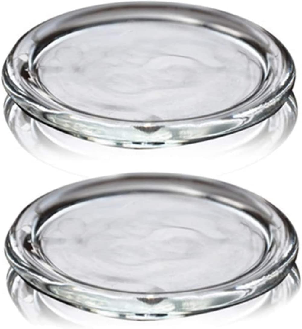 Round Glass Candle — 4" — 2pack-4inch