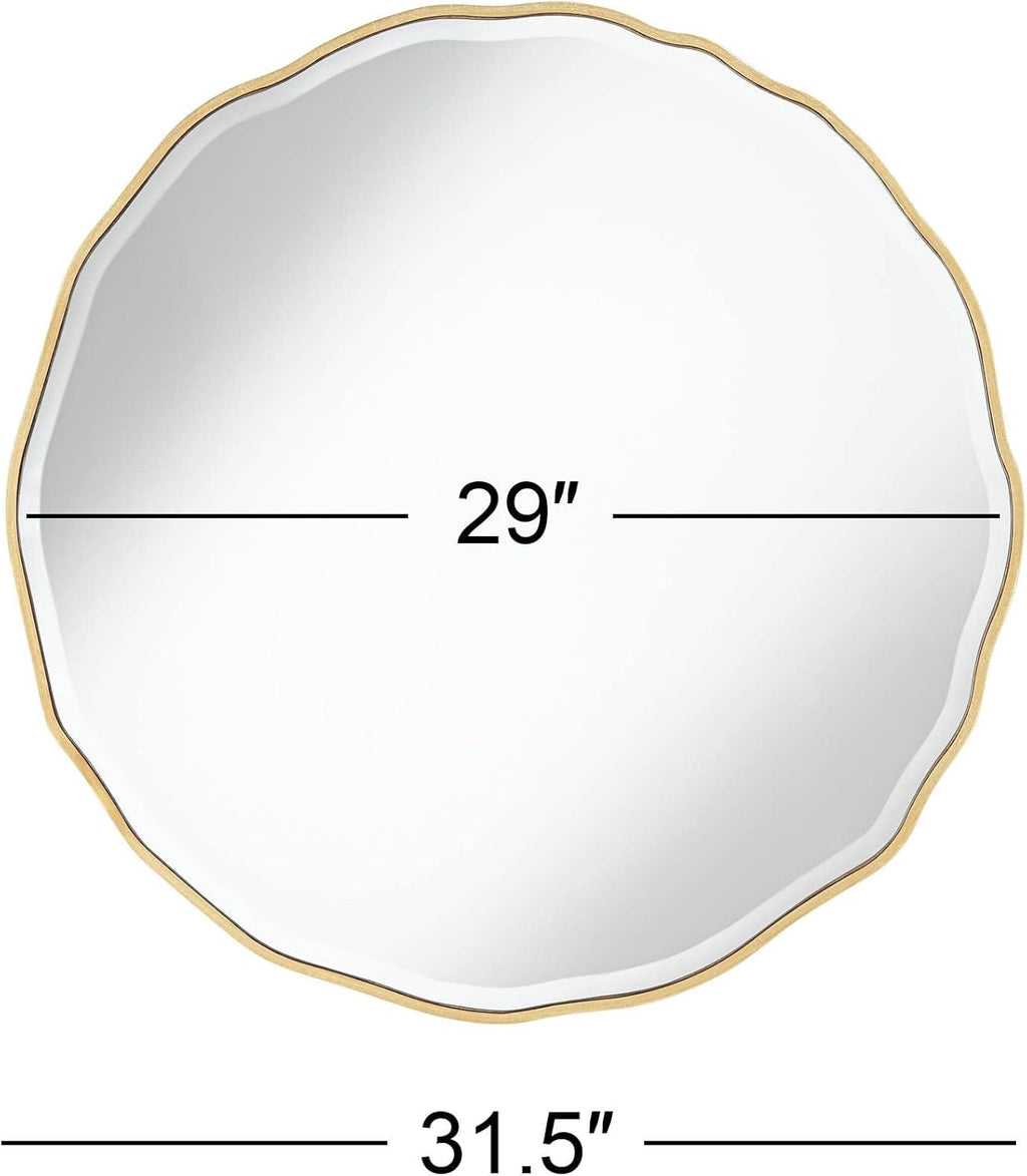 Beveled Luxe Wood Wall Mirror — 2" - View 4