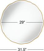 Beveled Luxe Wood Wall Mirror — 2" - View 4