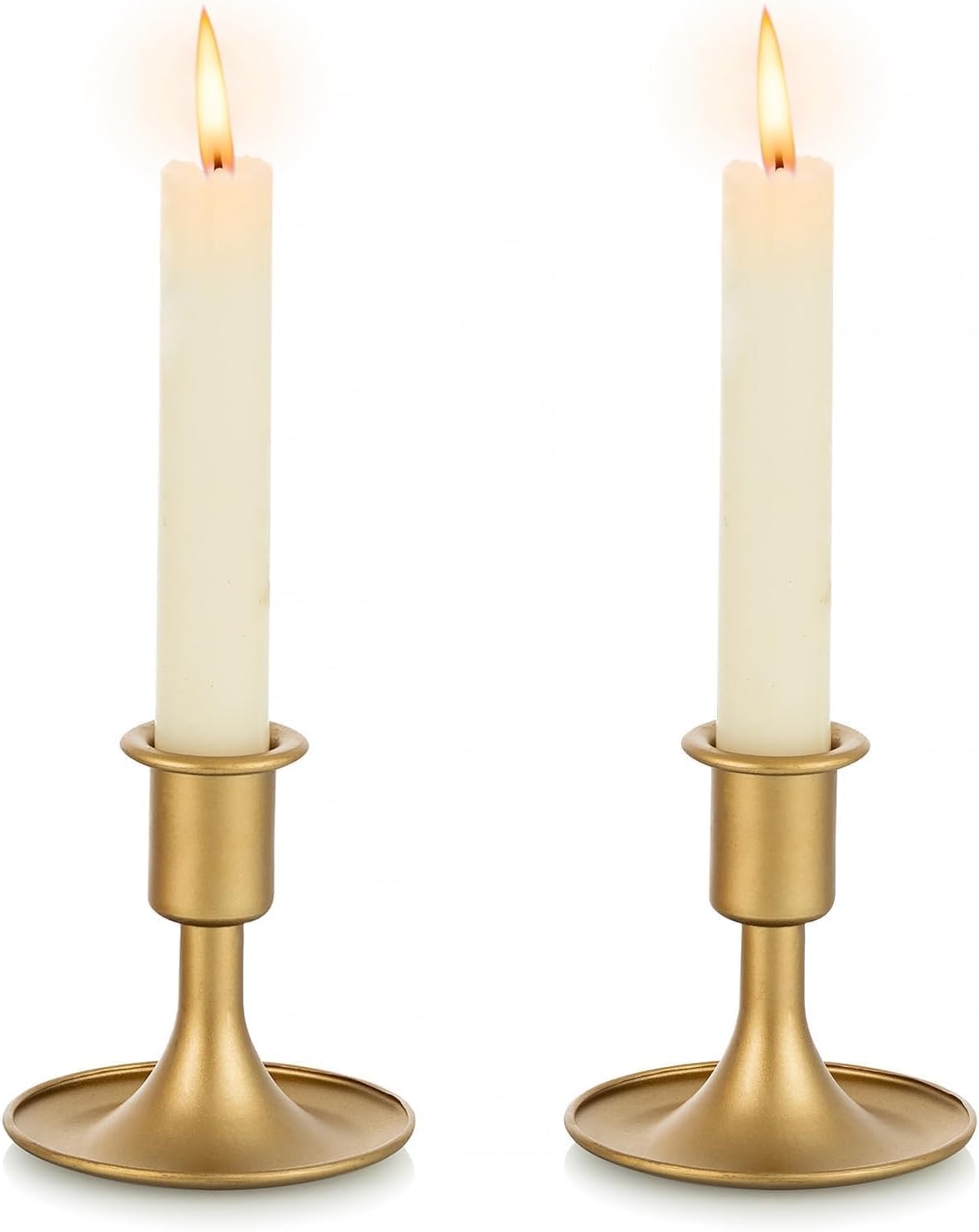 Vintage Luxe Gold Candle — Set of 2 — Gold-2pcs