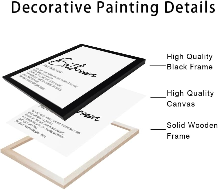 Framed Modern Fabric Wall Decor — 10" - View 9