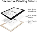 Framed Modern Fabric Wall Decor — 10" - View 9
