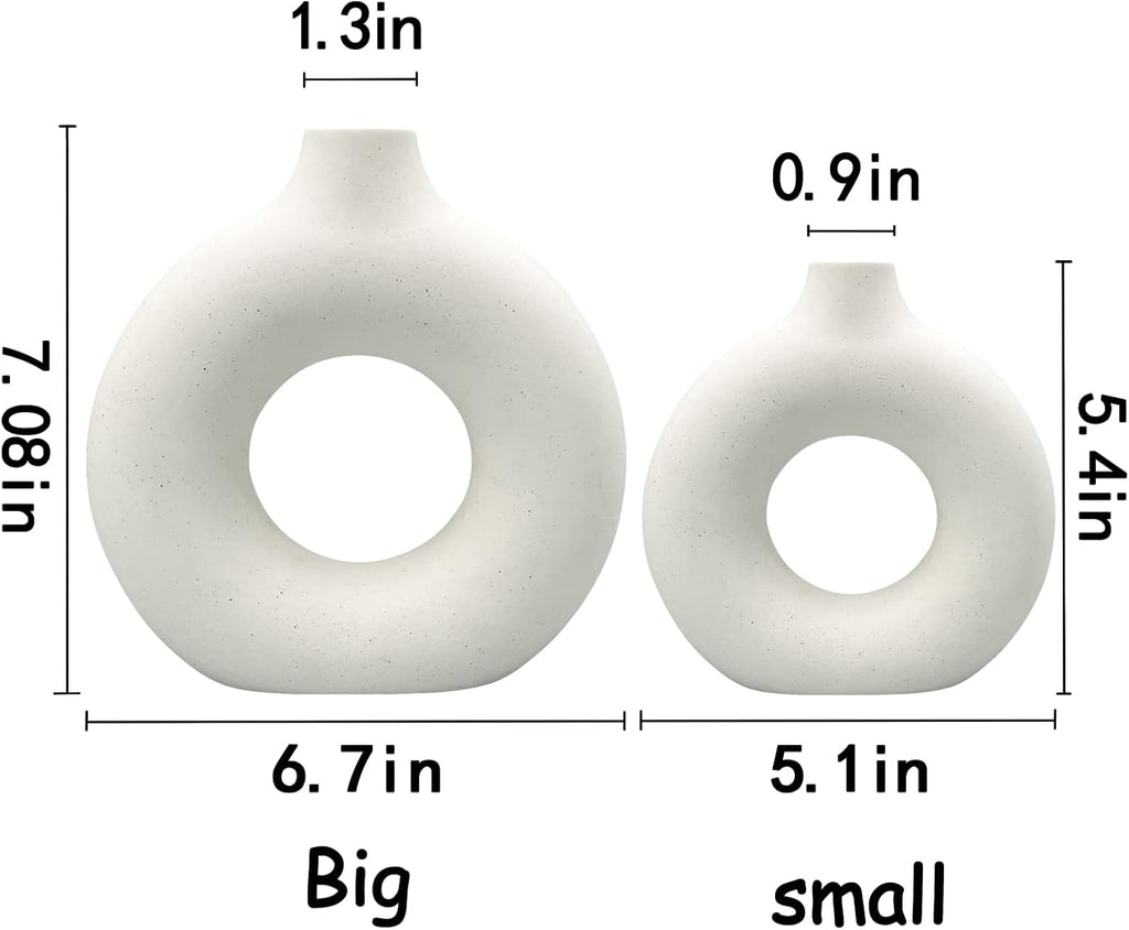 Boho Black Vase — Set of 2 - View 5