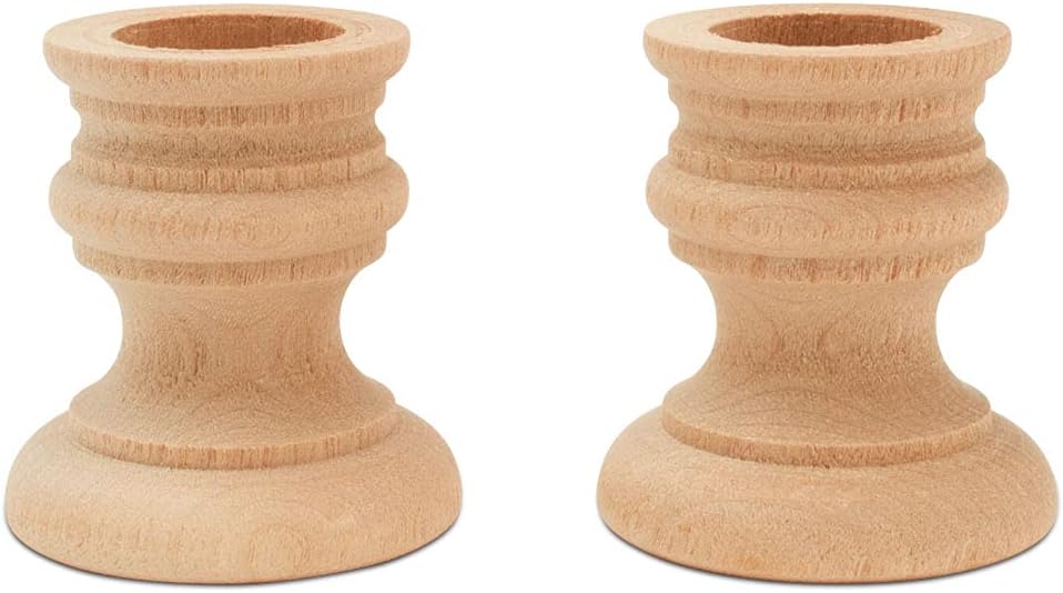 Farmhouse Wood Wall Art — 4" — Pack of 12