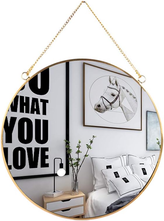 Luxe Glass Mirror — 9.8" — 12.9"L x 9.8"W