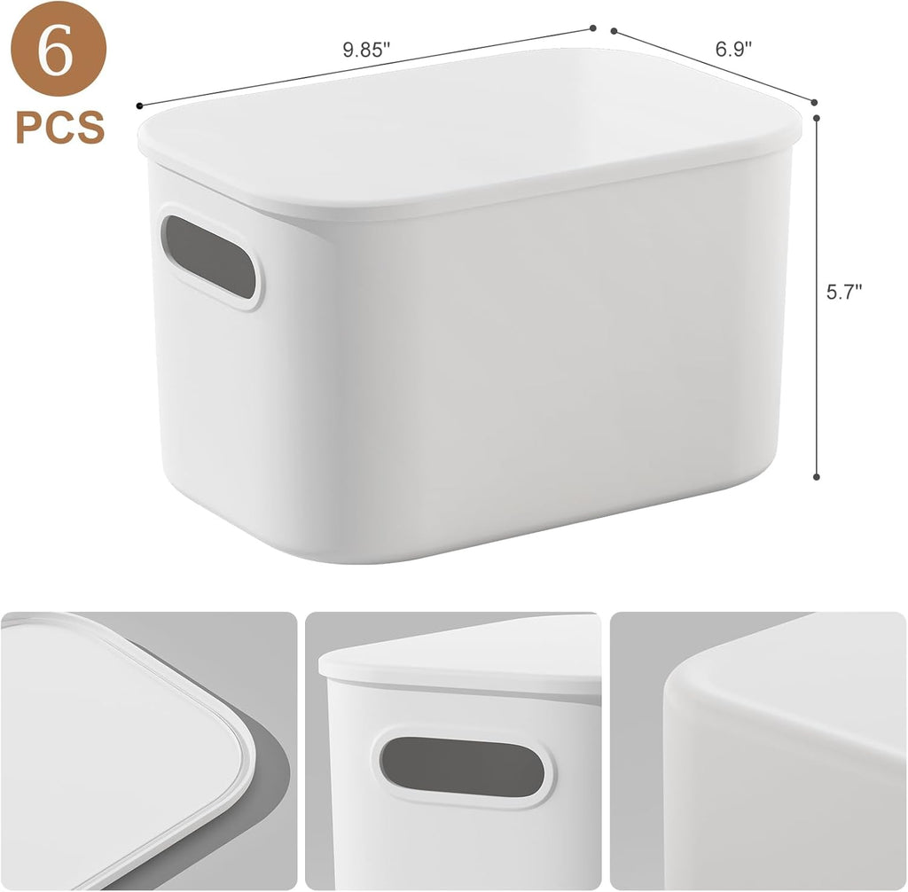 Black Storage Bin — 7" - View 5