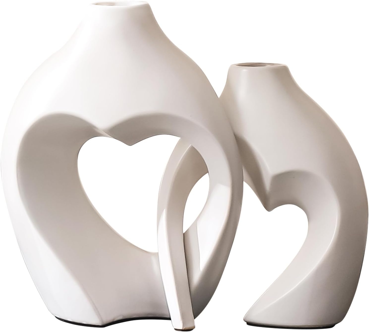 Modern Ceramic Decorative Vase — Set of 2 - View 2