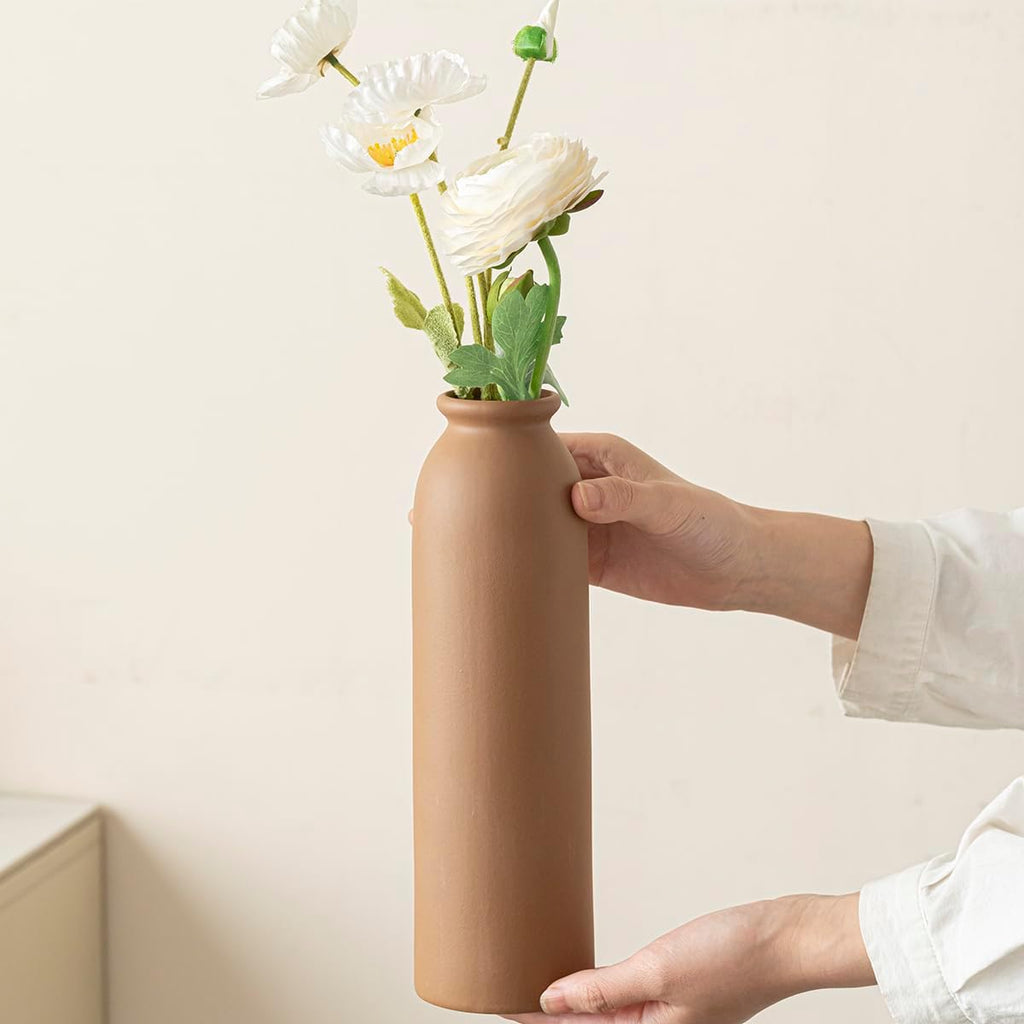 Boho Beige Vase Set — 4" - View 4