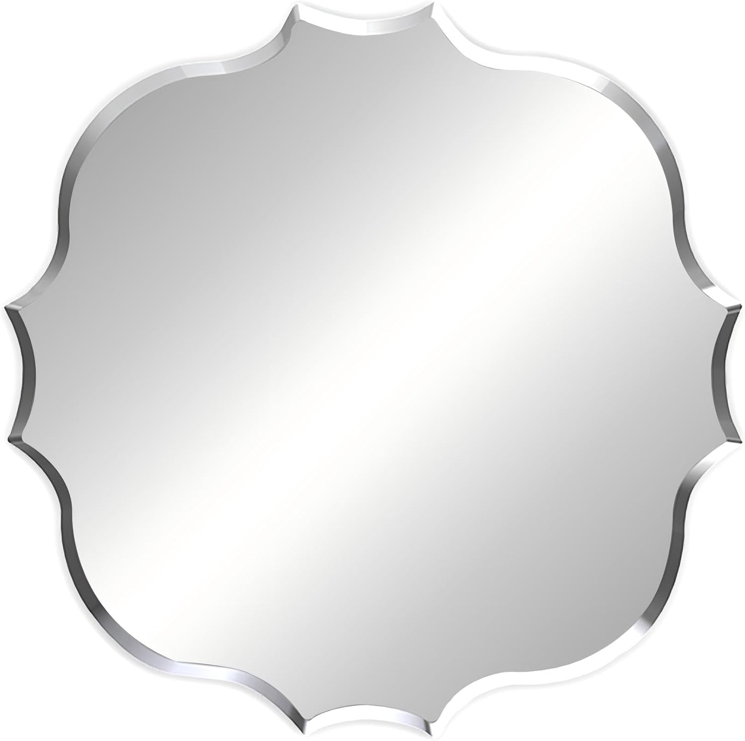 Beveled Beige Wall Mirror — 32" - View 9